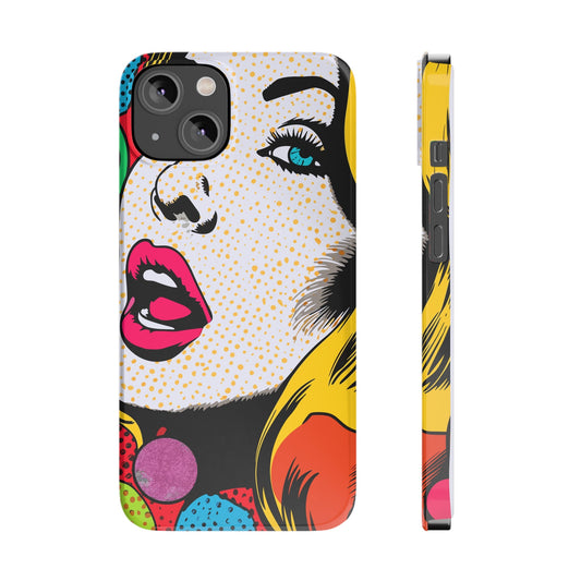 POP ART FACE | Slim iPhone Case