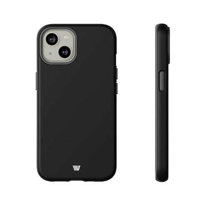 JET BLACK | Tough Phone Case