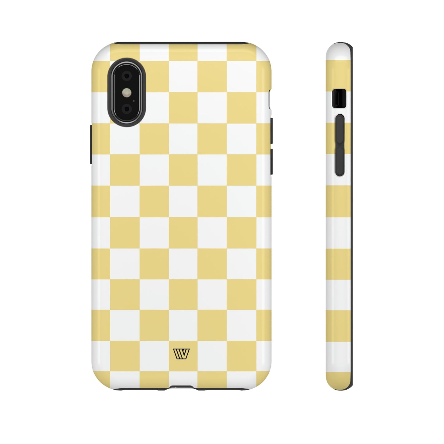 BANANA YELLOW CHECKERBOARD | Tough Phone Case