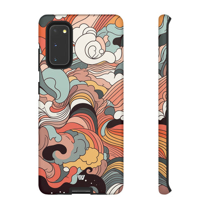 ABSTRACT DOODLE CLOUDS | Tough Phone Case