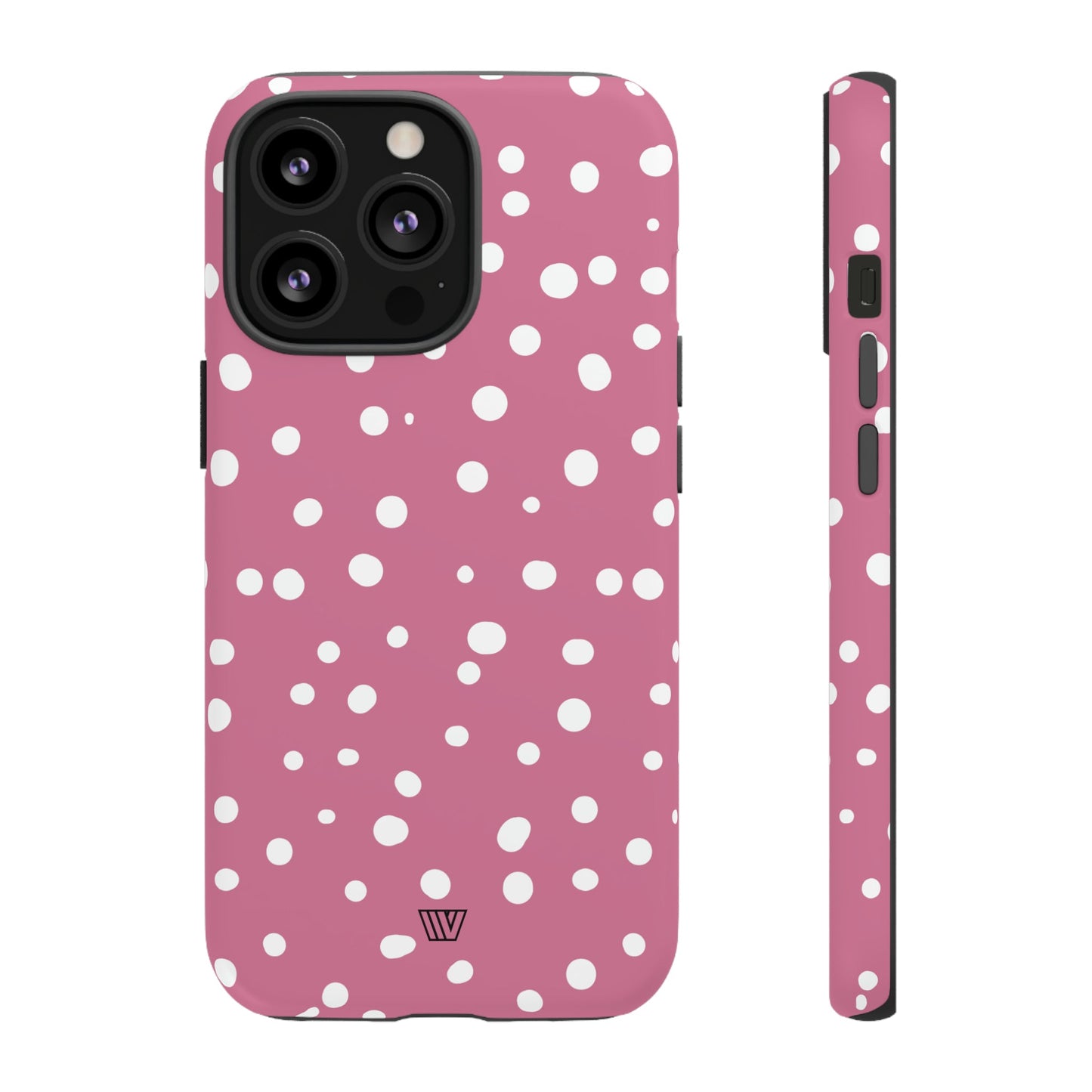 BLUSH RED DOTS | Tough Phone Case