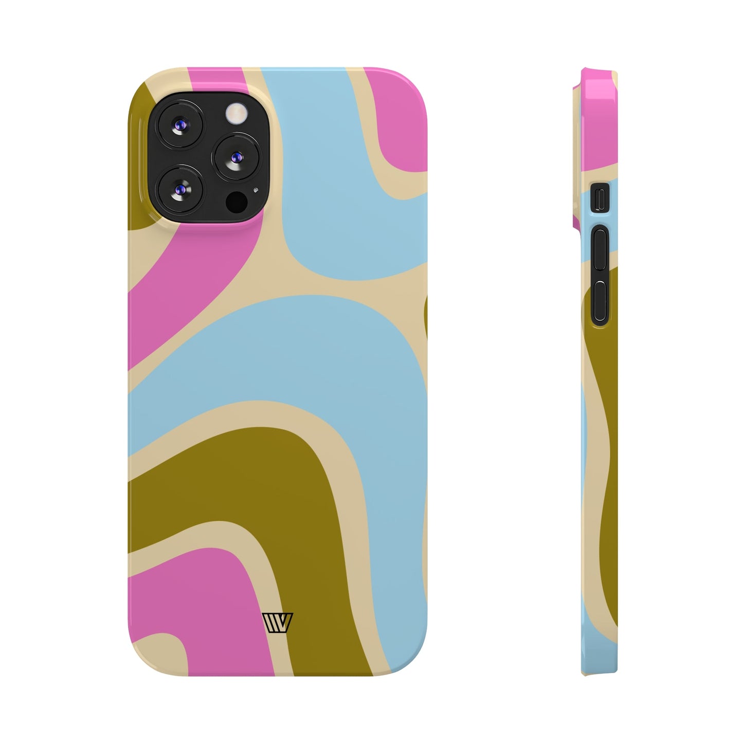 LARGE GROOVY WAVES | Slim iPhone Case