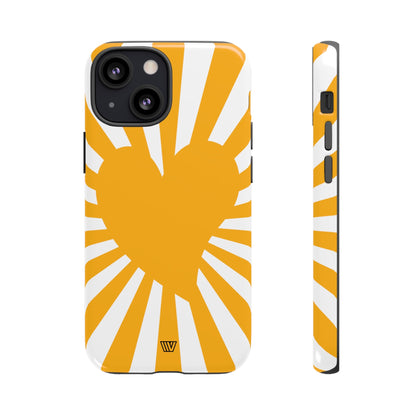 HEART SUN RAYS | Tough Phone Case