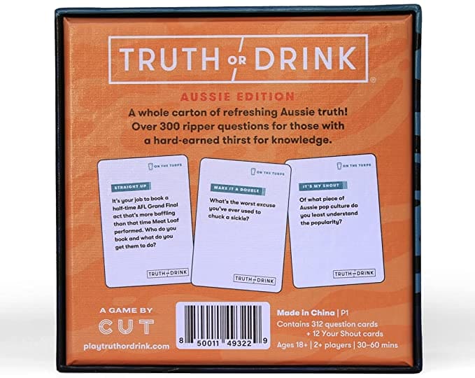 Truth or Drink: On the Turps | Aussie Edition Party Game