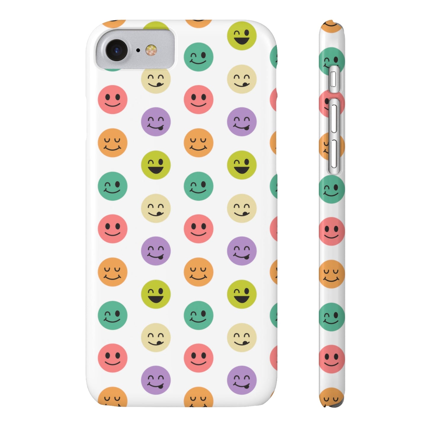 SMILEY FACE PATTERN | Slim iPhone Case