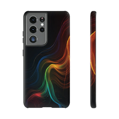 COLORFUL ABSTRACT LINES | Tough Phone Case