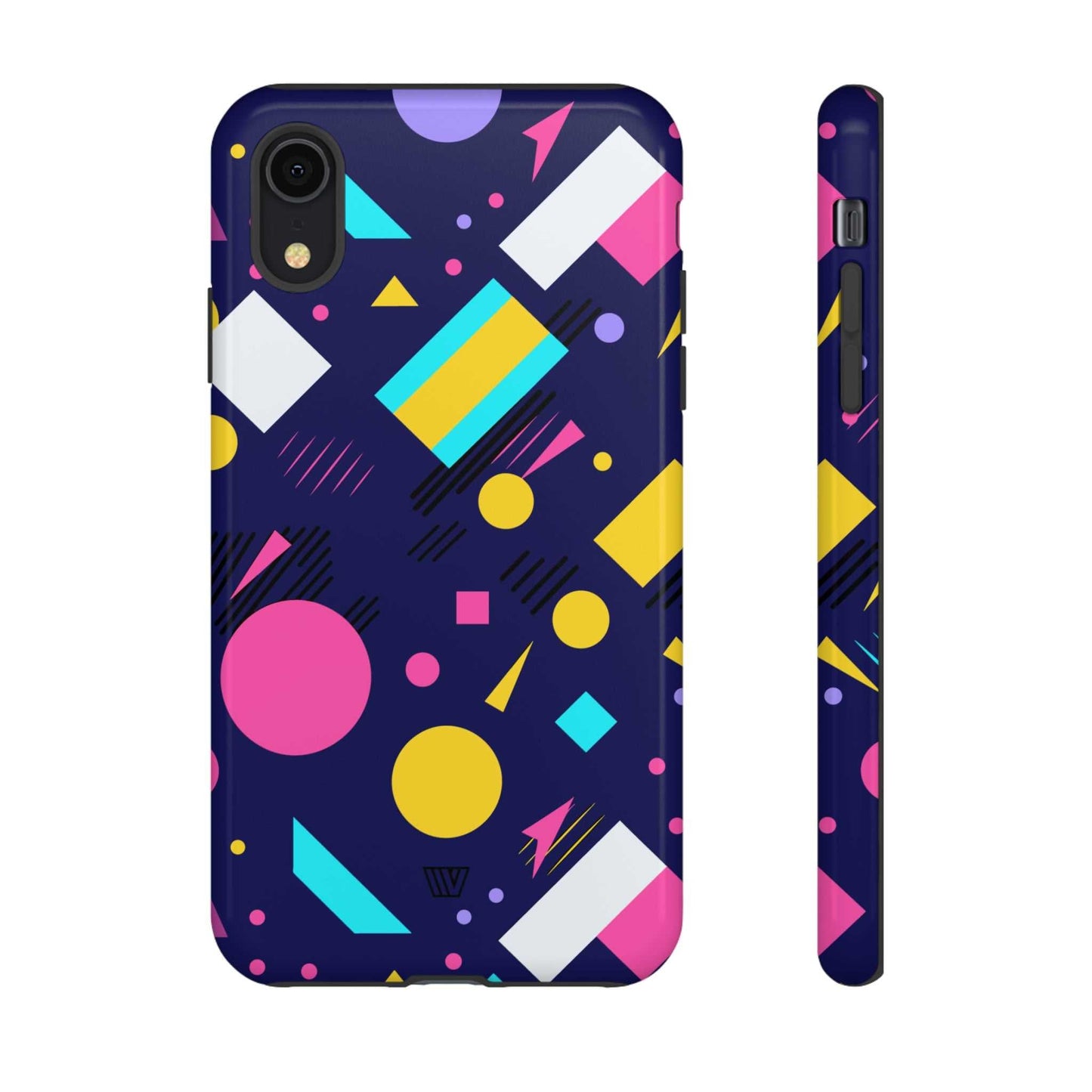 80s / 90s RETRO PATTERN DARK | Tough Phone Case