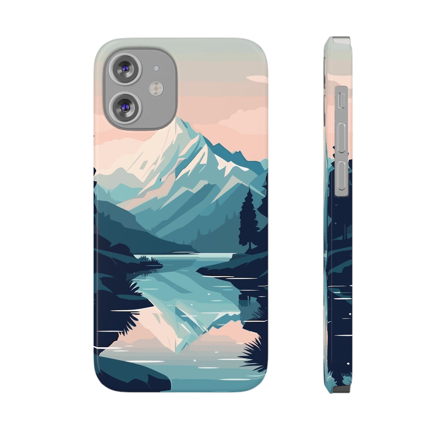 SNOWCAPPED MOUNTAINS | Slim iPhone Case