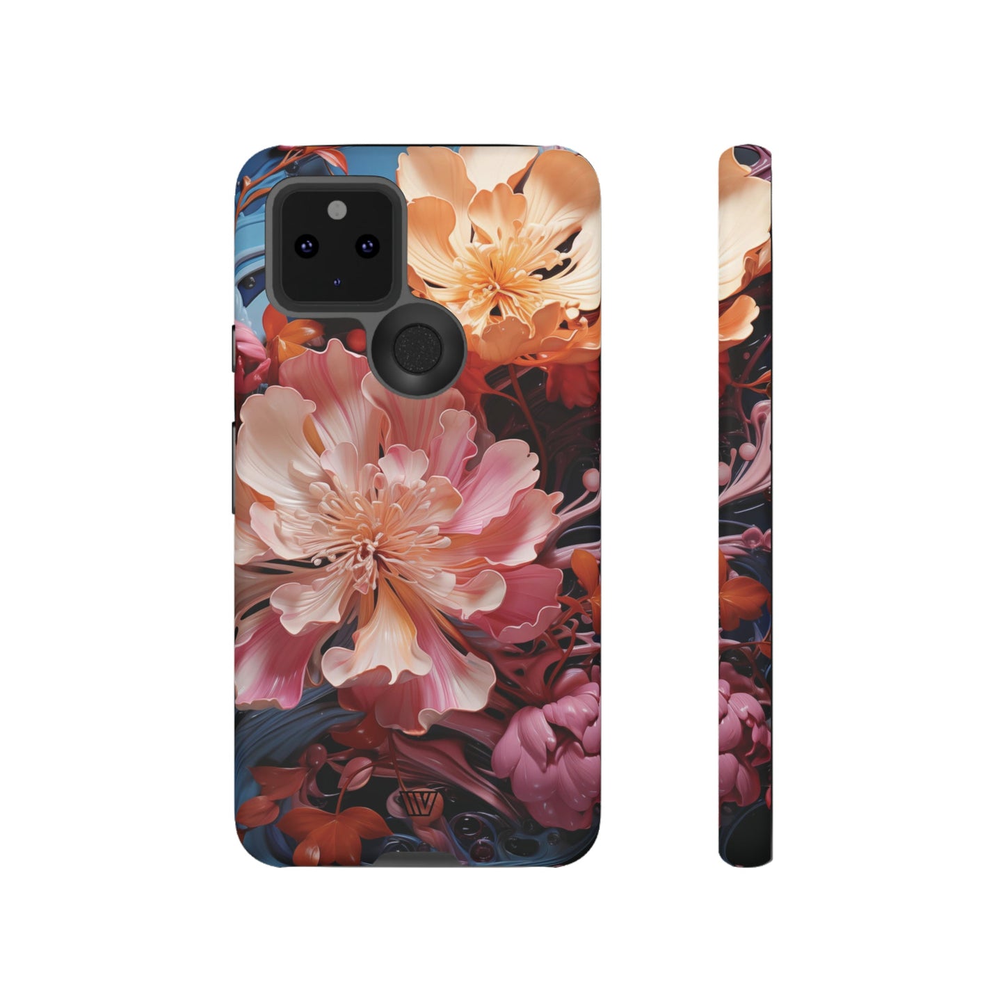 PAINT SWIRL FLOWERS | Tough Phone Case