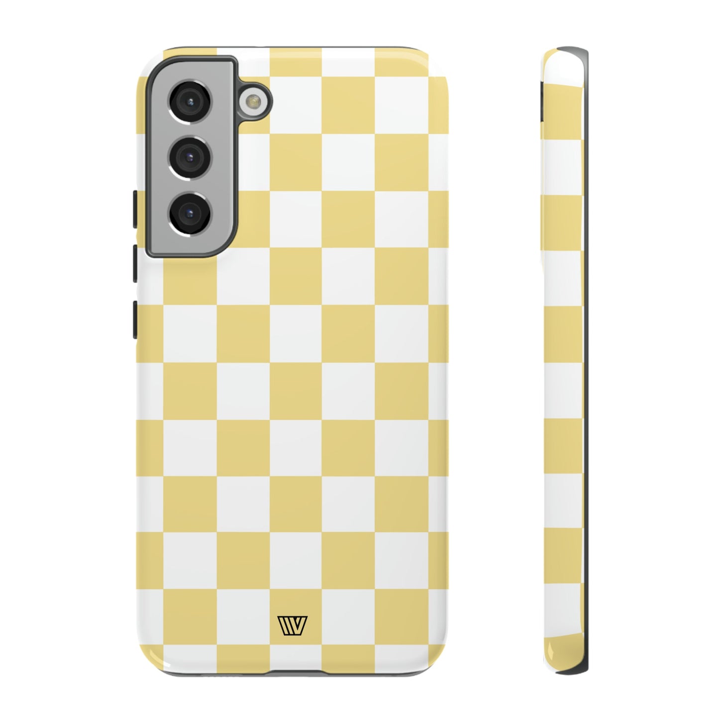 BANANA YELLOW CHECKERBOARD | Tough Phone Case