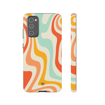 RETRO GROOVY SWIRLS | Tough Phone Case