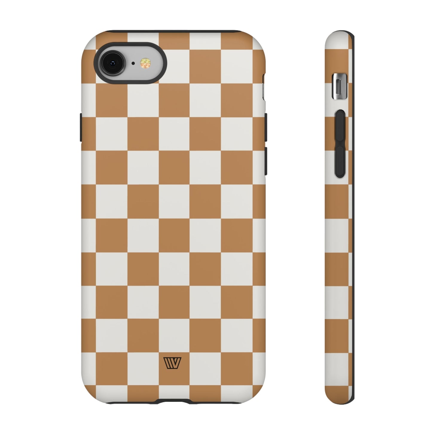 CHESTNUT CHECKERBOARD | Tough Phone Case