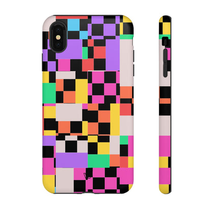 MASHED UP CHECKERBOARD | Tough Phone Case