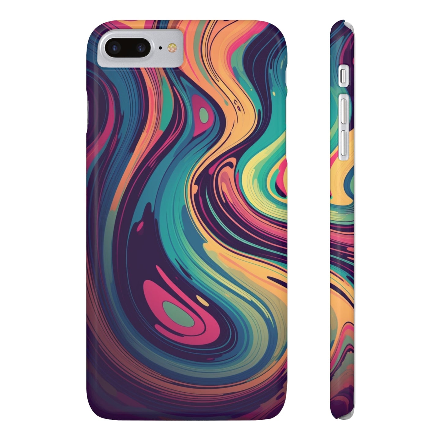 COSMIC LIQUID SWIRL |  Slim iPhone Case