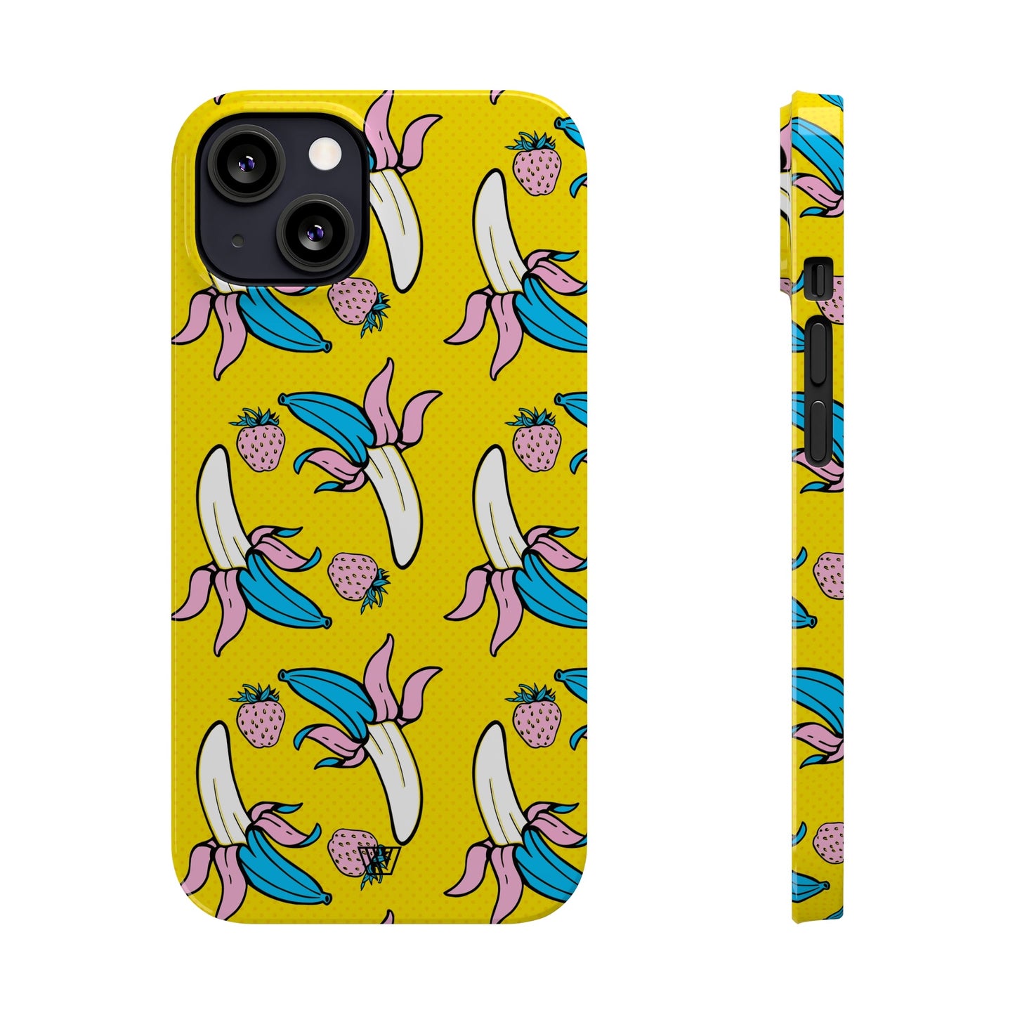 STRAWBERRY BANANA POP ART | Slim iPhone Case