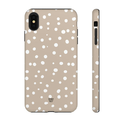 BEIGE DOTS | Tough Phone Case