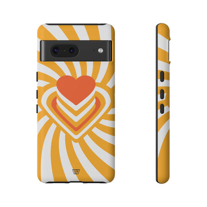 HEART RAY STACK | Tough Phone Case