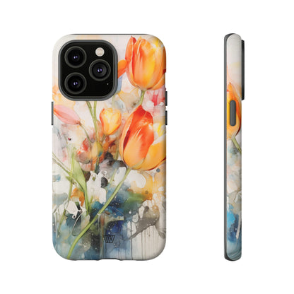 WATERCOLOR TULIPS | Tough Phone Case