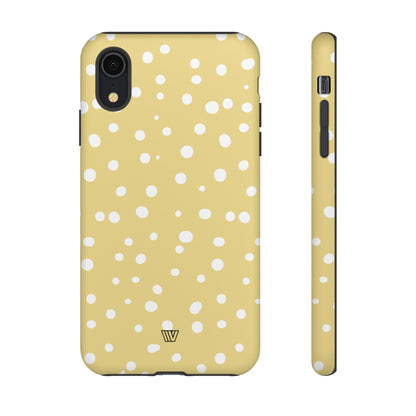 MUTED YELLOW DOTS | Tough Phone Case