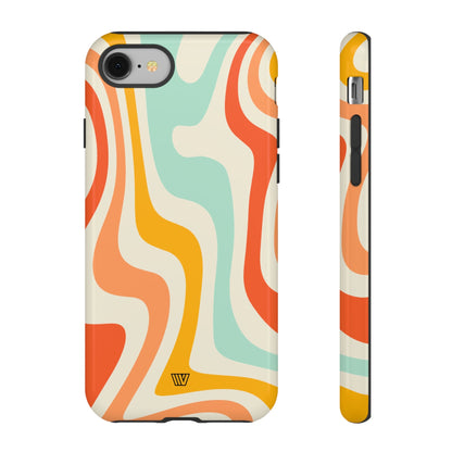 RETRO GROOVY SWIRLS | Tough Phone Case