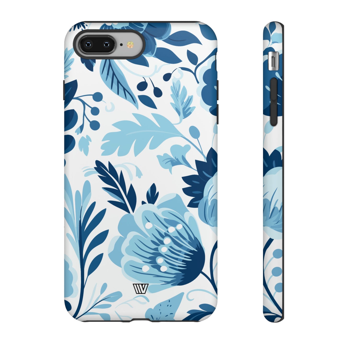 BLUE WHITE FLOWERS | Tough Phone Case