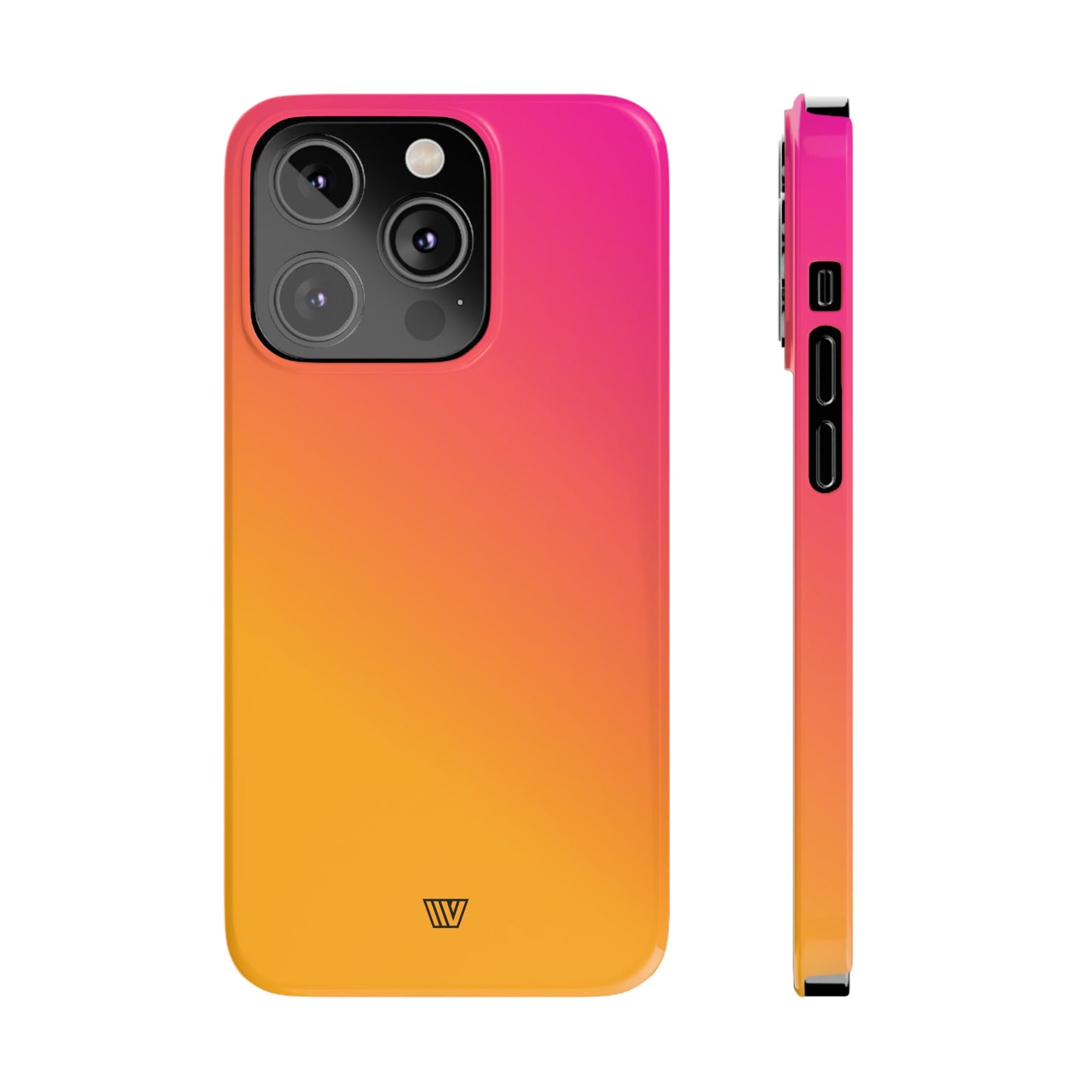 HOT PINK ORANGE | Slim iPhone Case