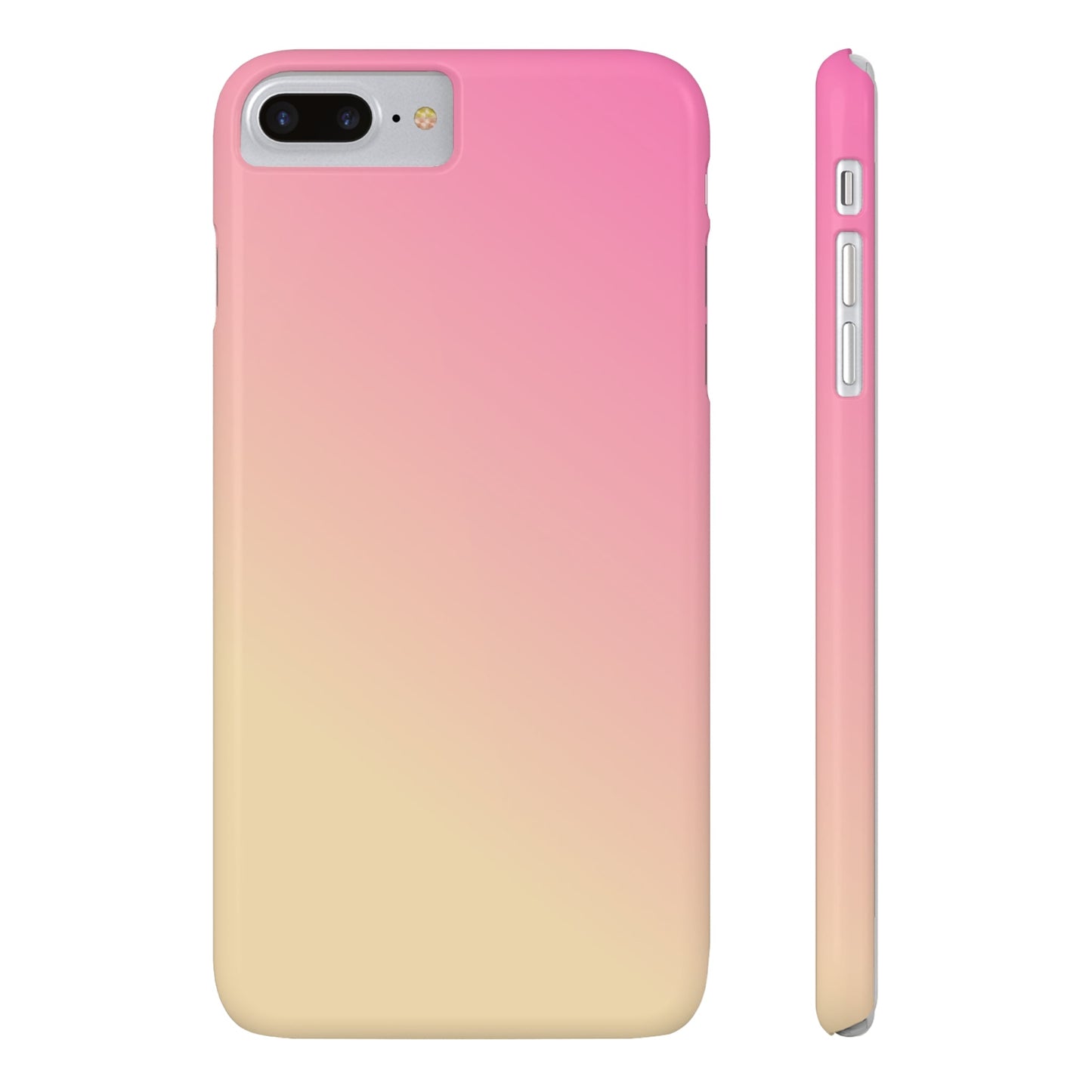 PINK YELLOW GRADIENT | Slim iPhone Case