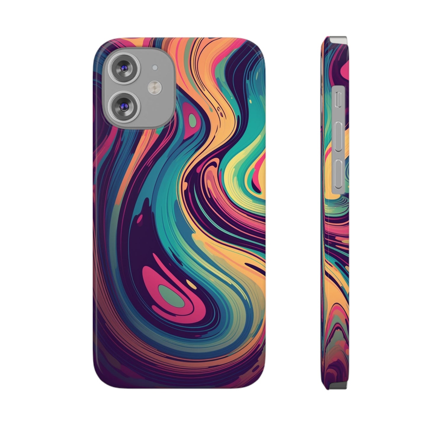 COSMIC LIQUID SWIRL |  Slim iPhone Case