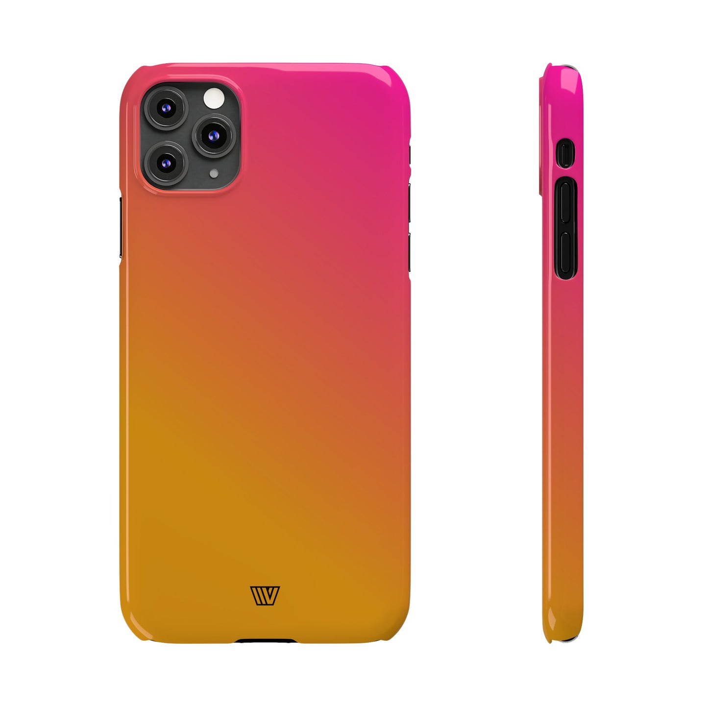 HOT PINK ORANGE | Slim iPhone Case