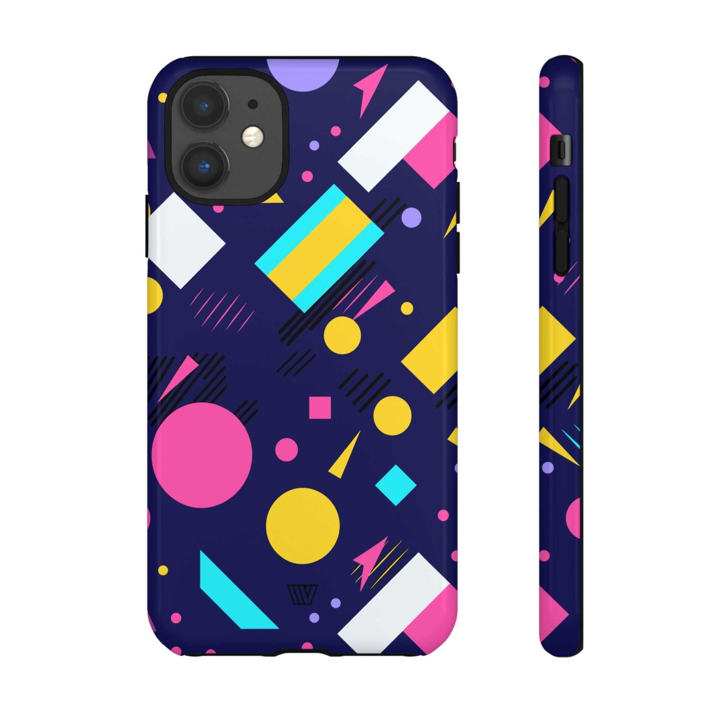 80s / 90s RETRO PATTERN DARK | Tough Phone Case