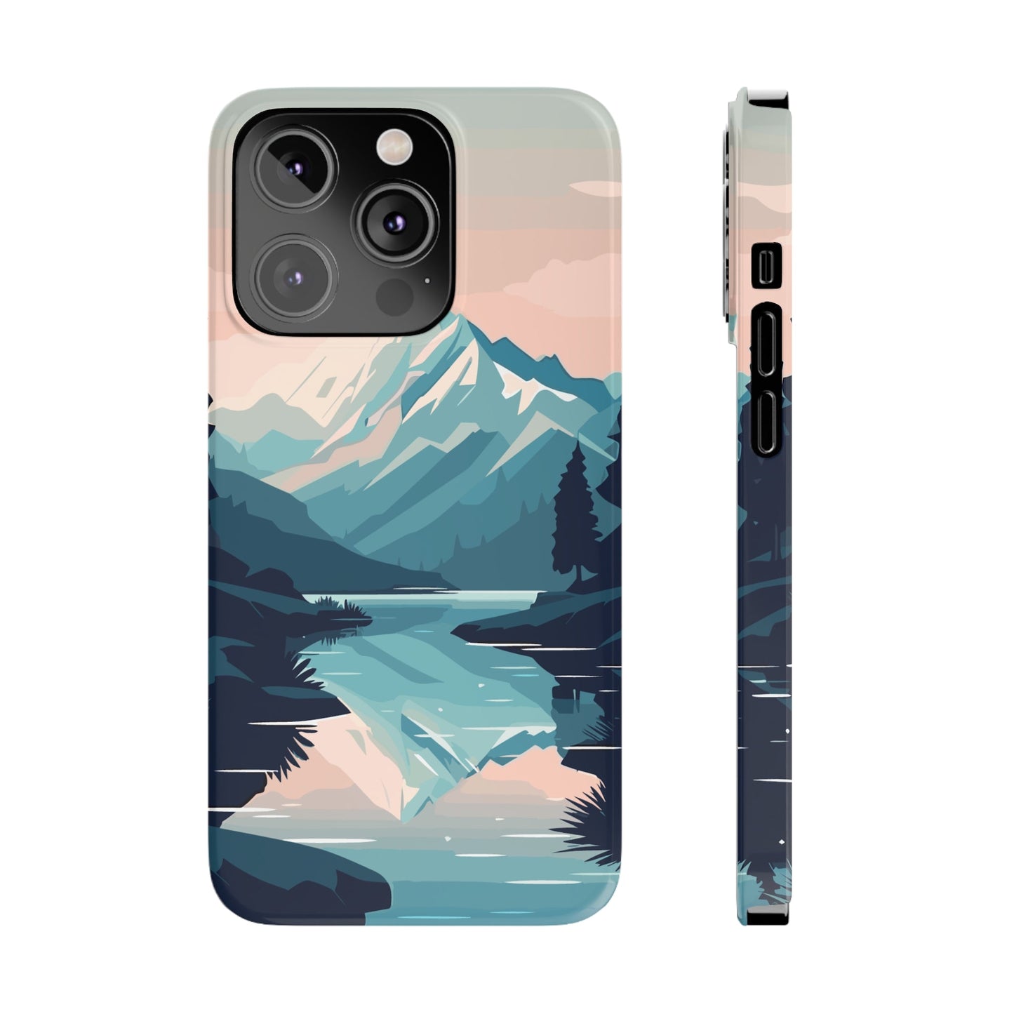 SNOWCAPPED MOUNTAINS | Slim iPhone Case