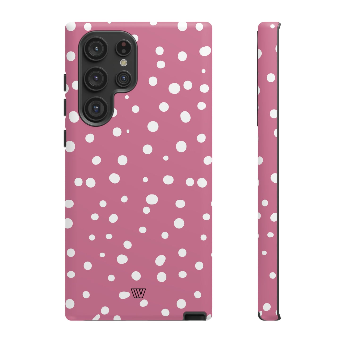 BLUSH RED DOTS | Tough Phone Case