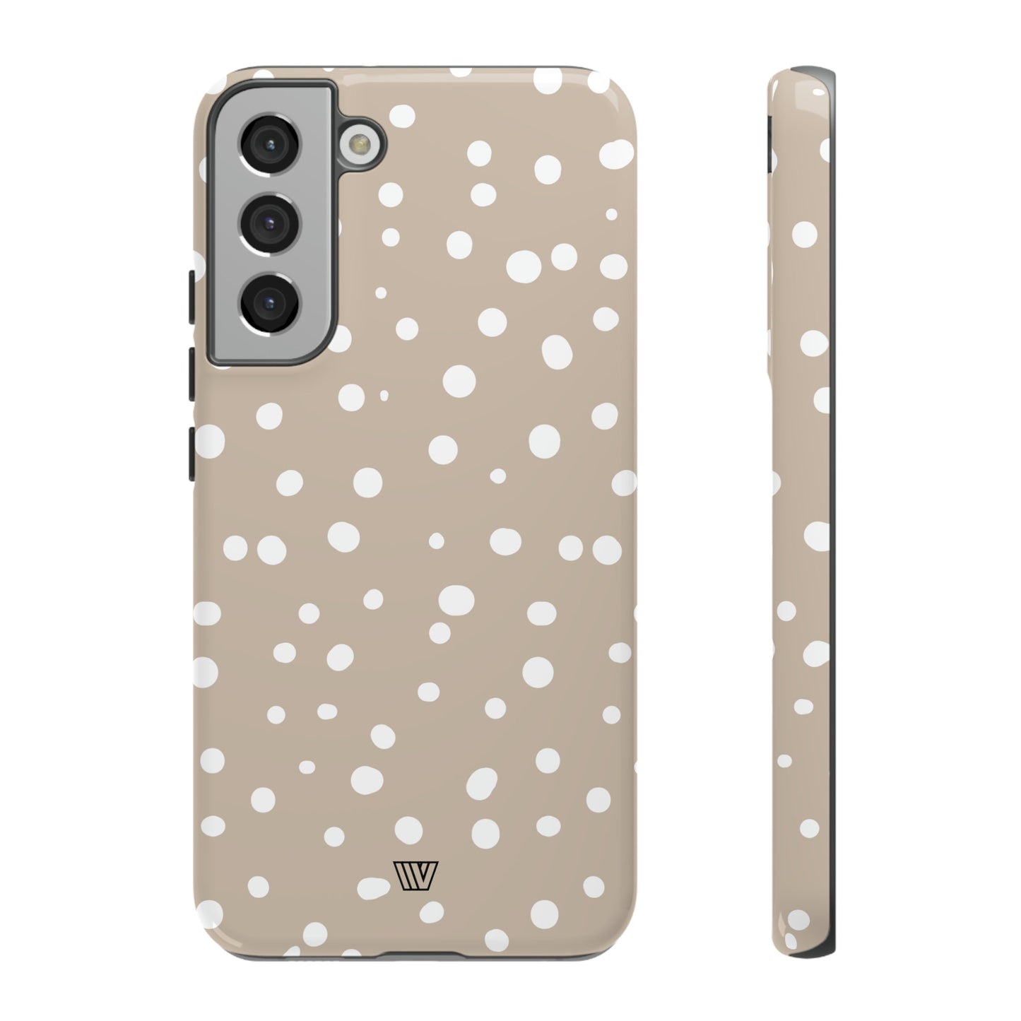 BEIGE DOTS | Tough Phone Case