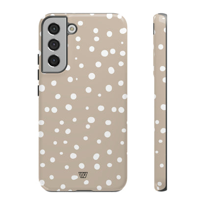 BEIGE DOTS | Tough Phone Case