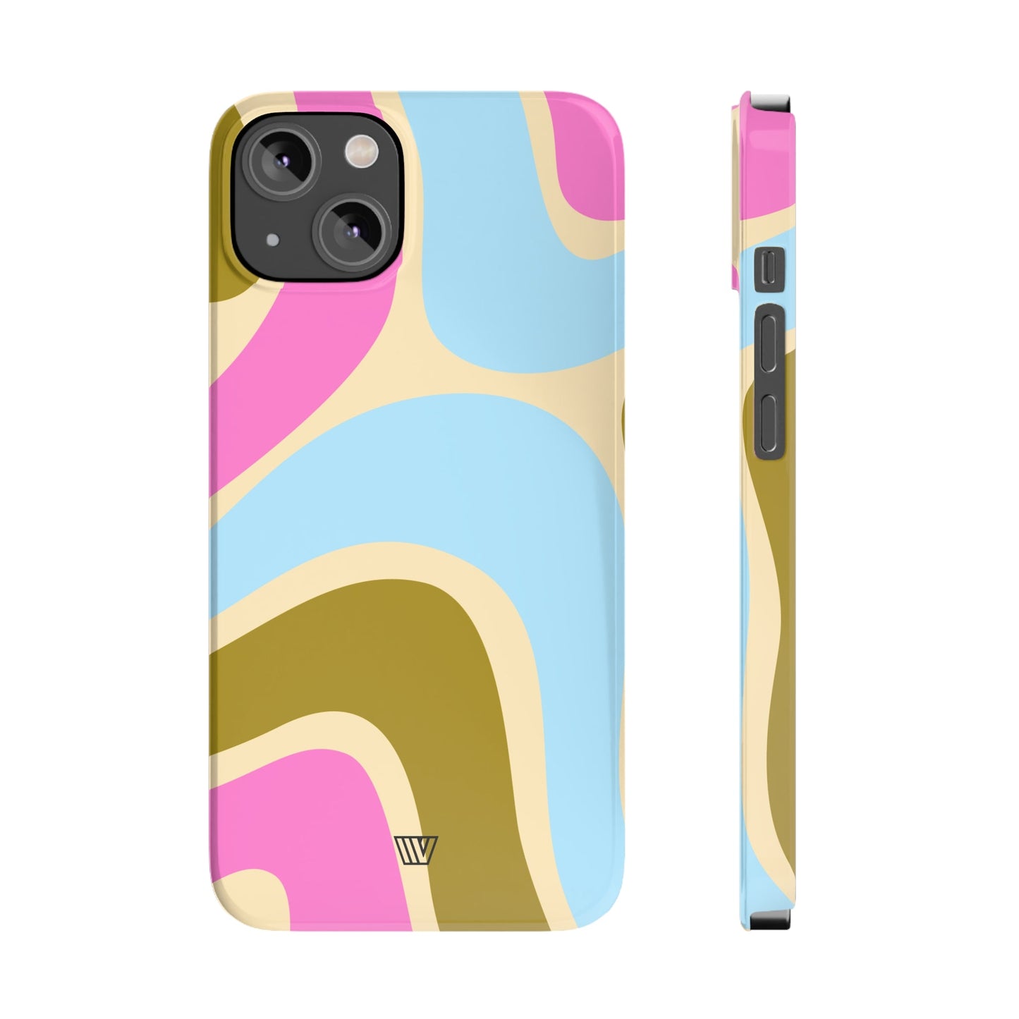 LARGE GROOVY WAVES | Slim iPhone Case