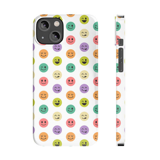 SMILEY FACE PATTERN | Slim iPhone Case