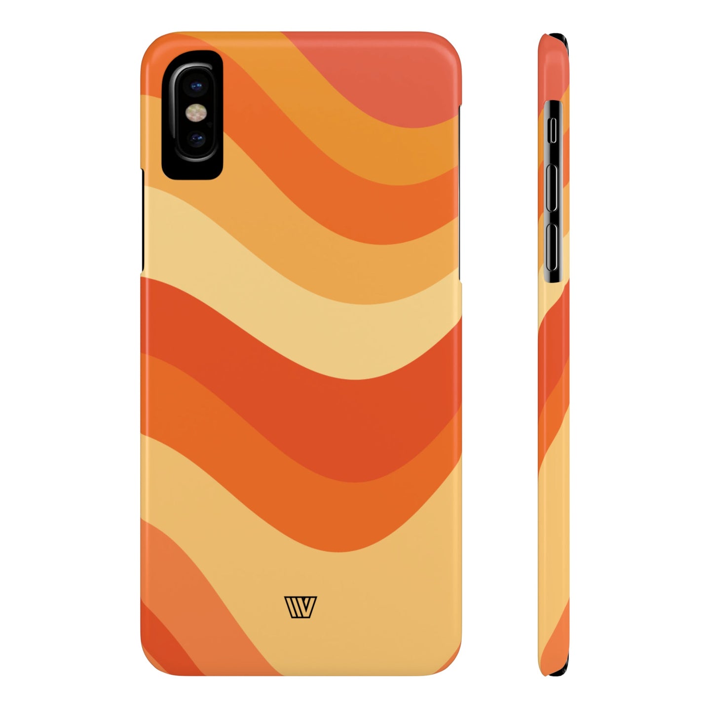 RETRO GROOVY WAVES | Slim iPhone Case