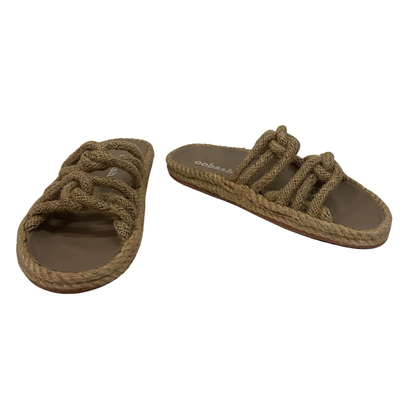 Rope footbed sandal Natural