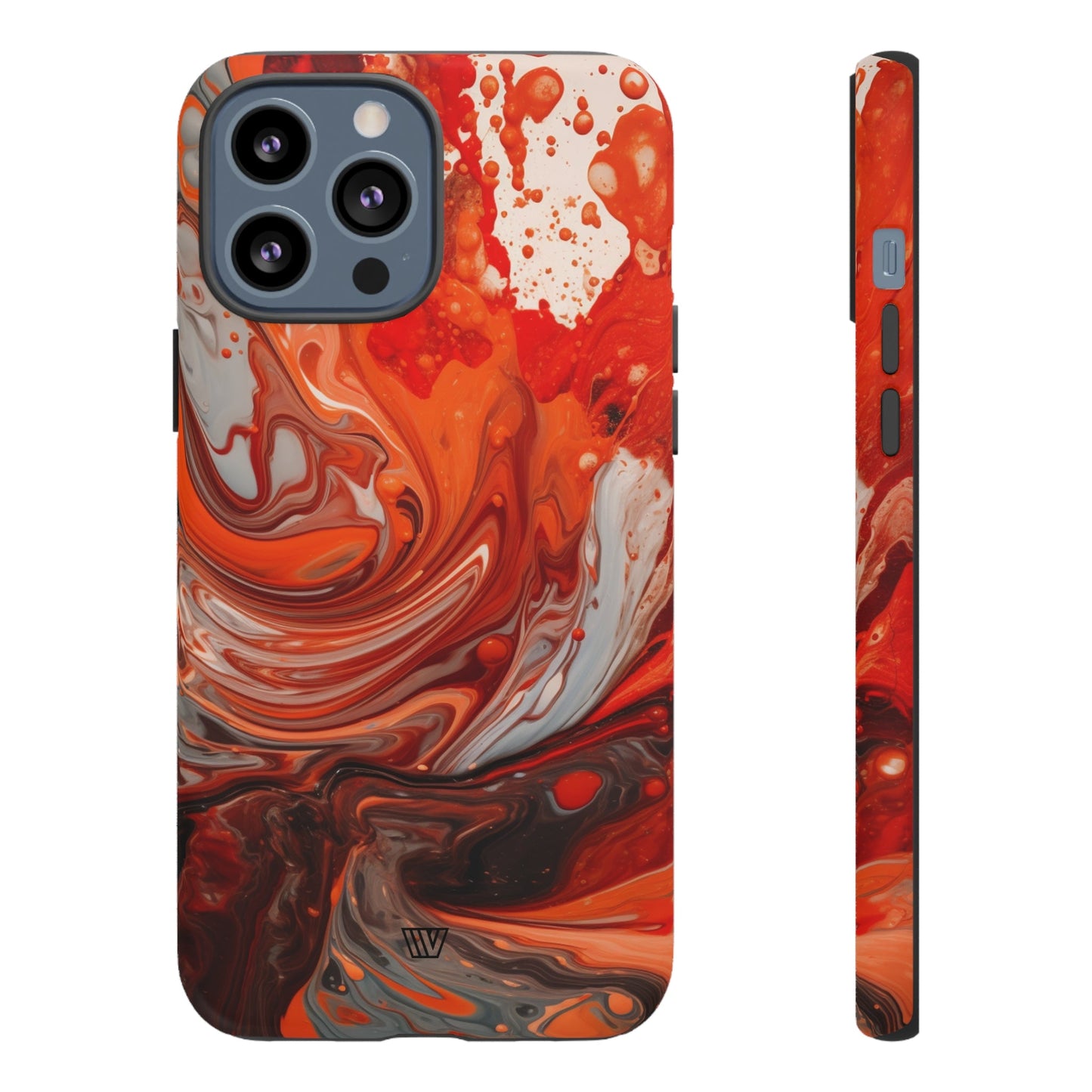 WHITE FIRE PAINT SWIRL | Tough Phone Case