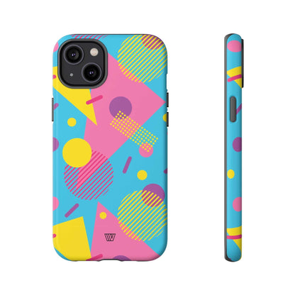 80s / 90s RETO PATTERN LIGHT BLUE | Tough Phone Case