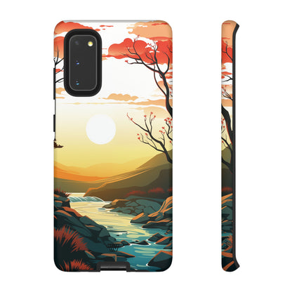 RIVER SUNSET | Tough Phone Case