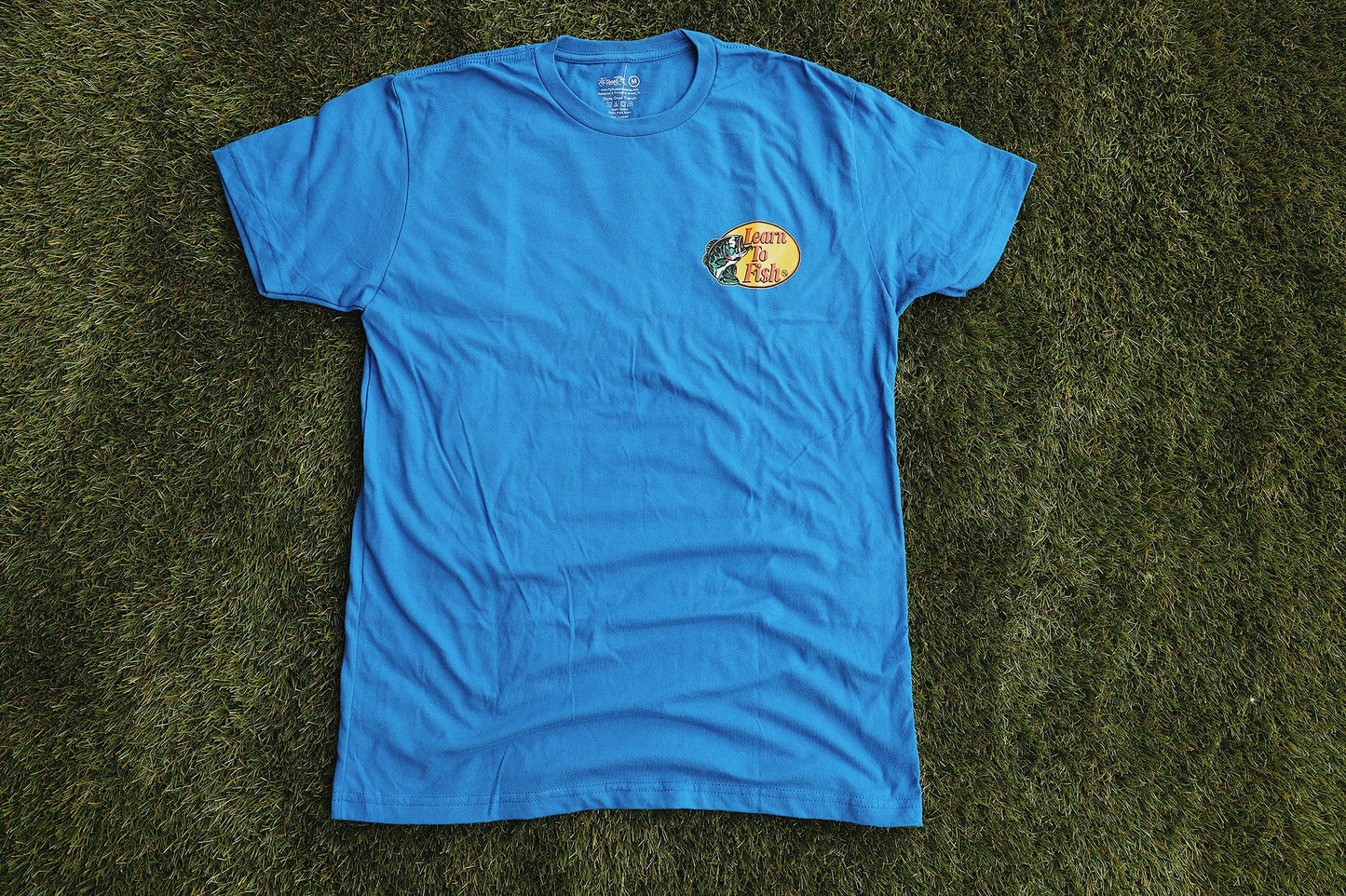 Learn To Fish: Tee (Blue)