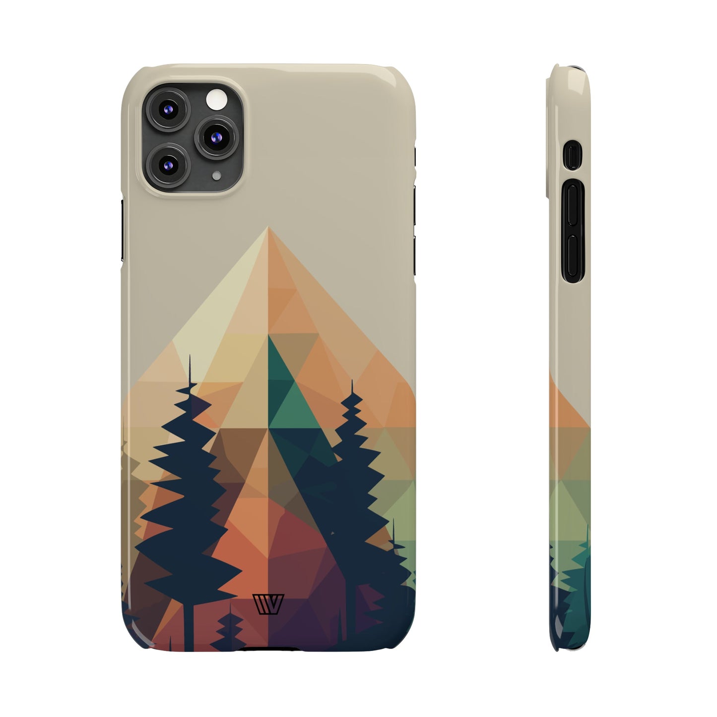 ABSTRACT MOUNTAIN PEAK | Slim iPhone Case