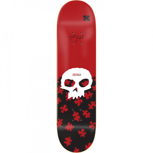 Zero Sandoval Puzzle Single Skull Deck - 8.25 Red