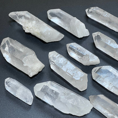 Clear Quartz Crystal Points (5 Kilos)(11 Lbs) Wholesale Bulk Lot Brazil Raw Crystals