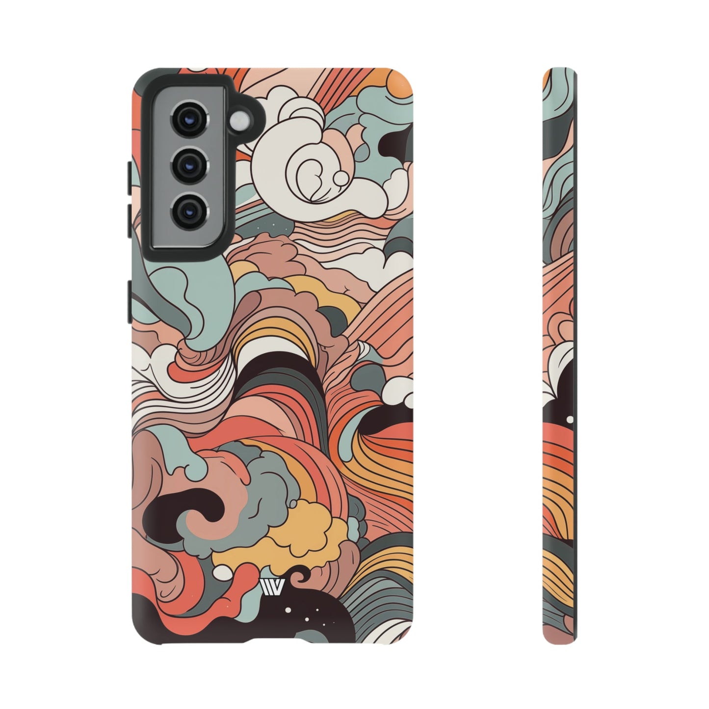 ABSTRACT DOODLE CLOUDS | Tough Phone Case