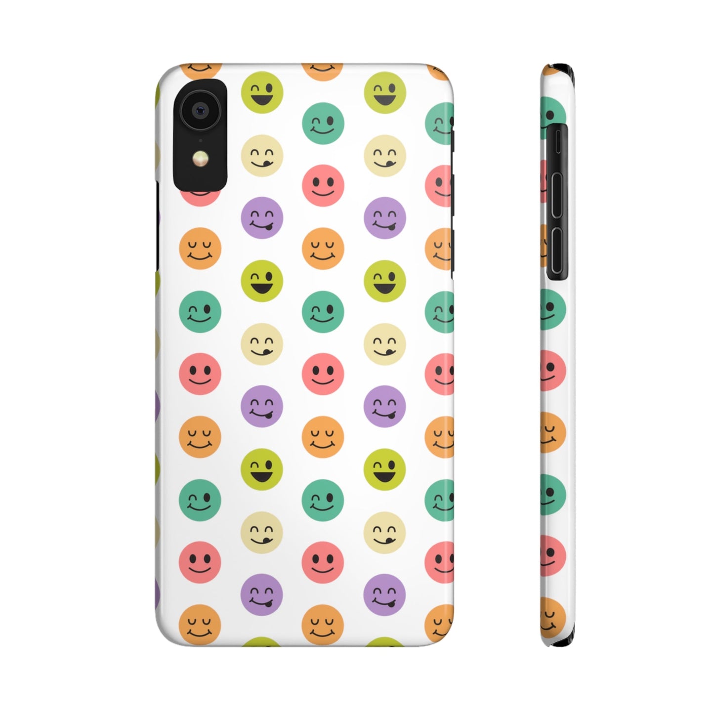 SMILEY FACE PATTERN | Slim iPhone Case