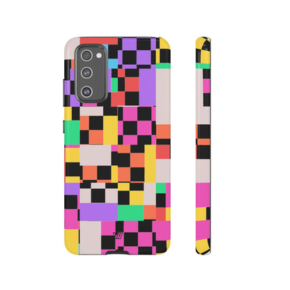 MASHED UP CHECKERBOARD | Tough Phone Case