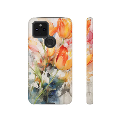 WATERCOLOR TULIPS | Tough Phone Case