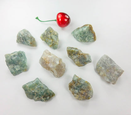 Sky Blue Quartz Crystals (3 Pcs) Rough Raw Natural Gemstone Rocks